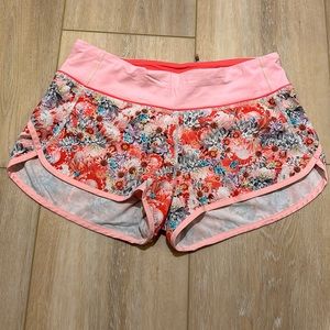 Lululemon speed shorts size 4